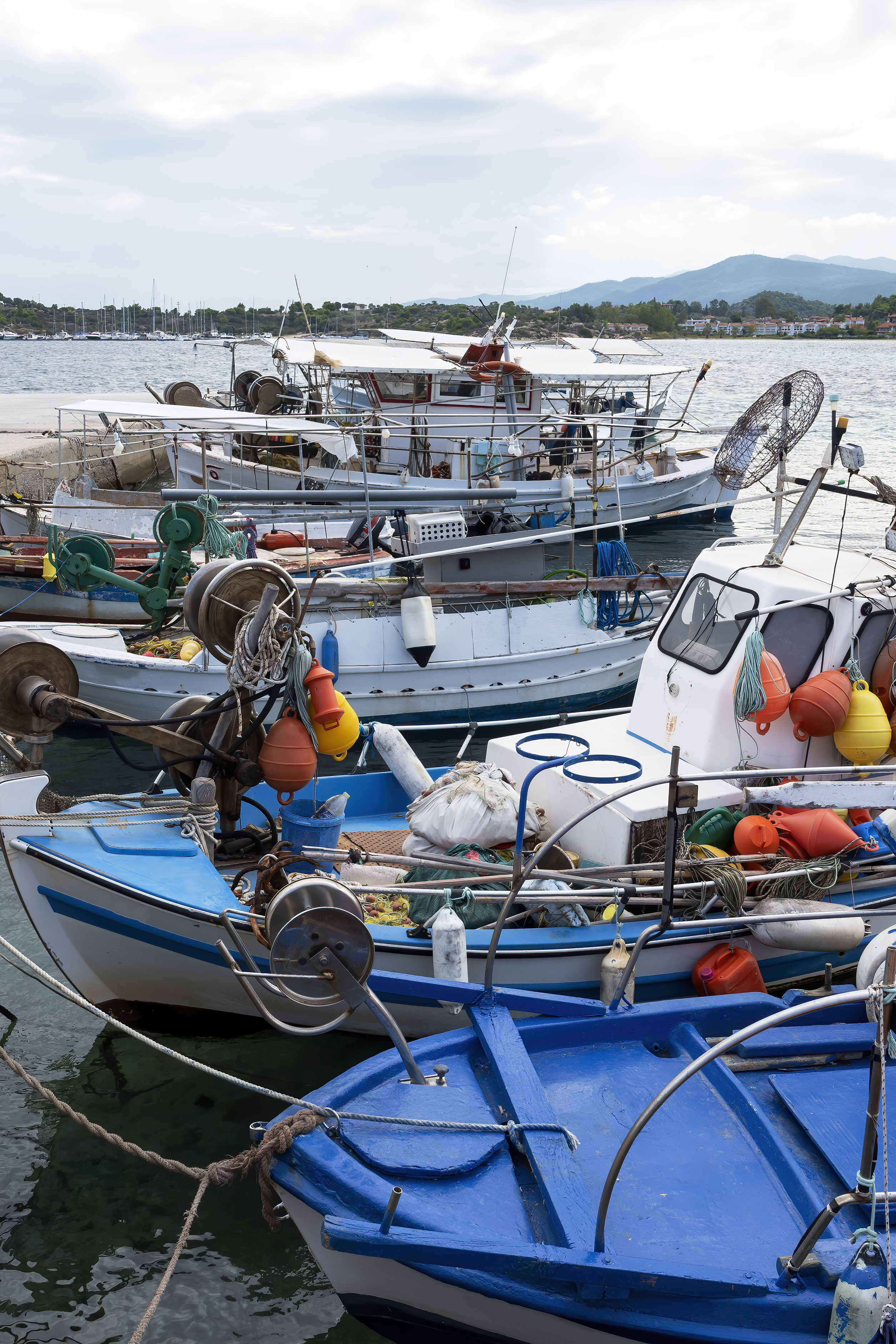 New England fishing boats