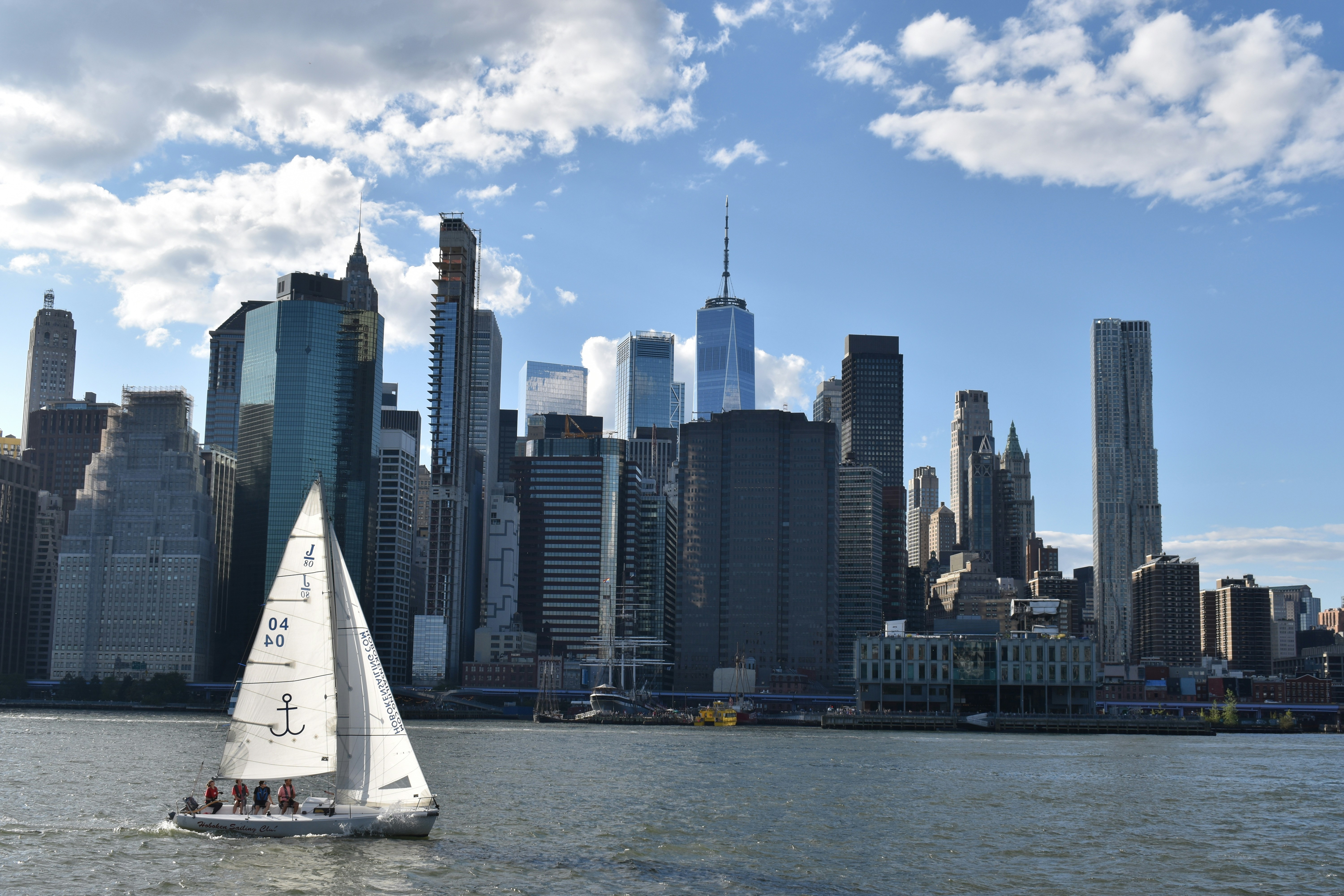Sailing in New York Harbor